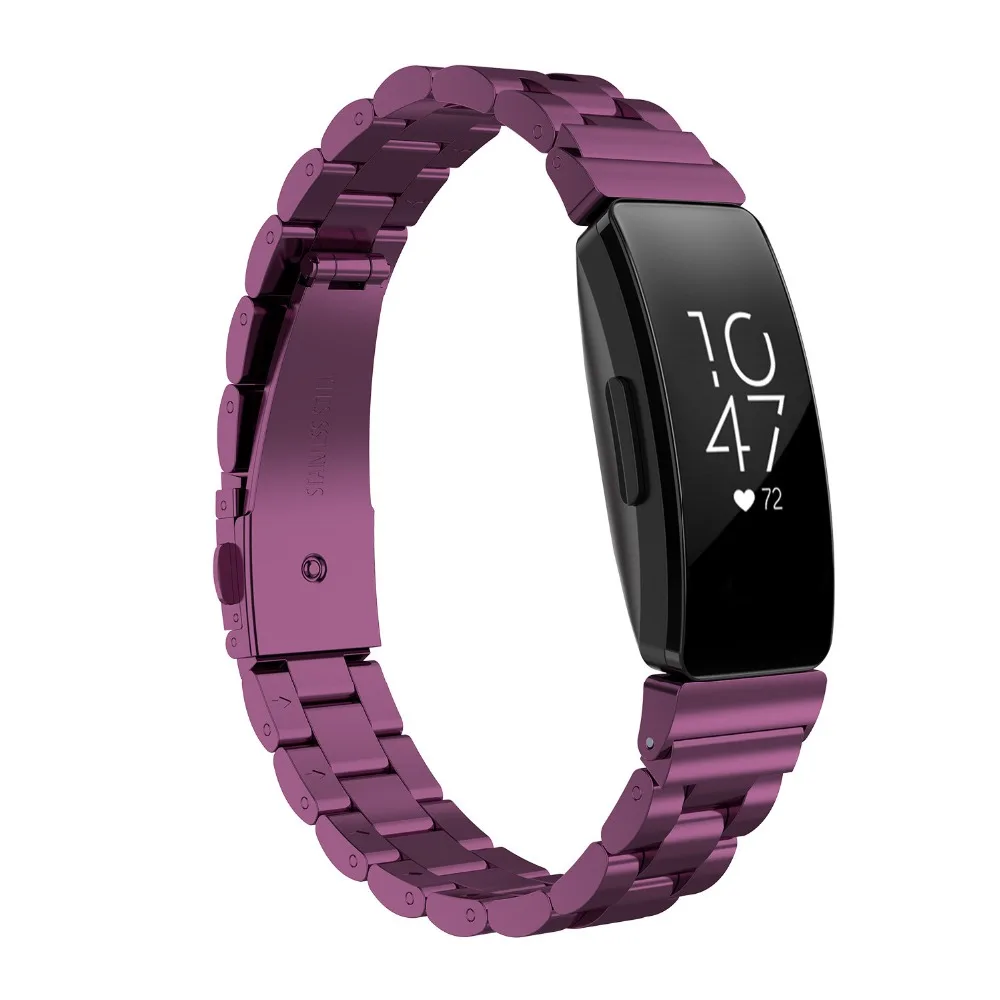 Для Fitbit Inspire/Inspire HR/ace2 полосы Нержавеющая сталь металлический сменный ремешок браслет на запястье Для женщин человек 4,23