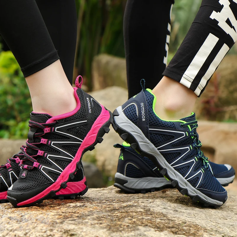 VESONAL Brand 2019 Comfortable Unisex Mesh Breathable Sneakers For Men Shoes Women Outdoor Male Footwear Walking Wading Adult | Обувь