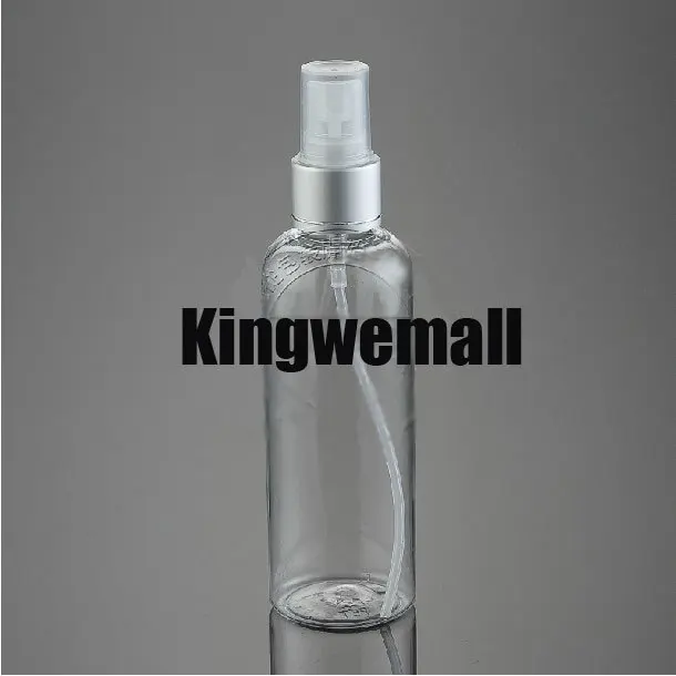 

300pcs/lot 100ml PET Plastic empty beautiful perfume water SPRAY bottle CLEAR color