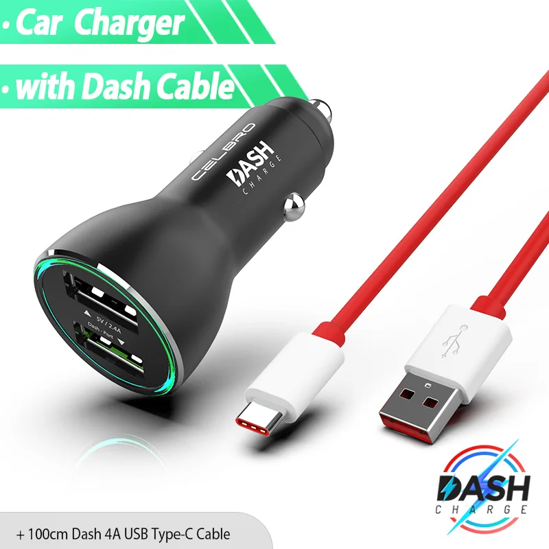 BK Dash Charger Set Автомобильное зарядное устройство для OnePlus Dash, оригинальное зарядное устройство для One Plus OnePlus 7 7t Pro 7Tpro Dash, автомобильное зарядное устройство с двумя usb-портами, быстрая зарядка - Тип штекера: BK Dash Charger Set