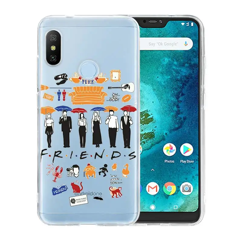 03 Друзья вместе Горячие мягкие для Xiao mi Red mi Go A2 lite 6A S2 Note 7 6 Pro 5 4X Plus mi Play A3 8 lite A1 5X 6X F1 TPU чехол для телефона - Цвет: 03