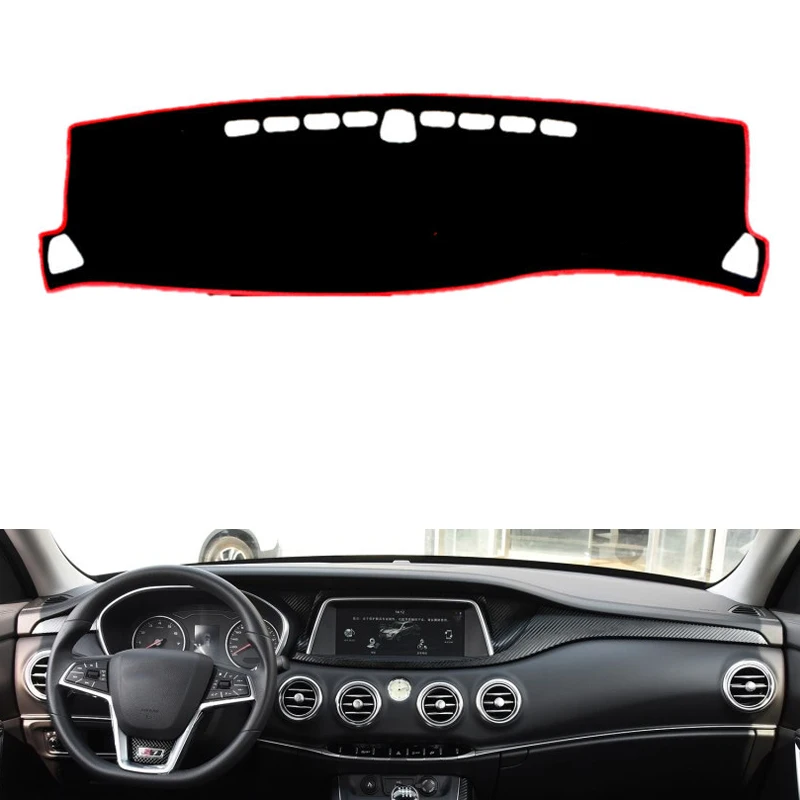 for JAC REFINE S7 2016 2017 2018 dashboard mat Protective pad Shade Cushion Pad interior sticker car styling accessories | Автомобили и