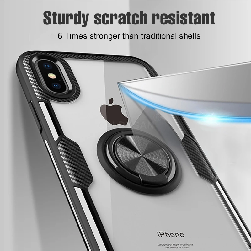 Роскошный автомобильный держатель кольцо чехол на для айфон IPhone XS Max XR X чехол для телефона чехол для IPhone XR X XS Max мягкий силиконовый бампер чехол