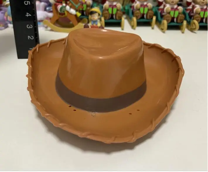 woody hat 1 шт. История игрушек Вуди Джесси шляпа ПВХ Фигурки Модель Коллекция кукла подарок для малышей - Цвет: woody hat