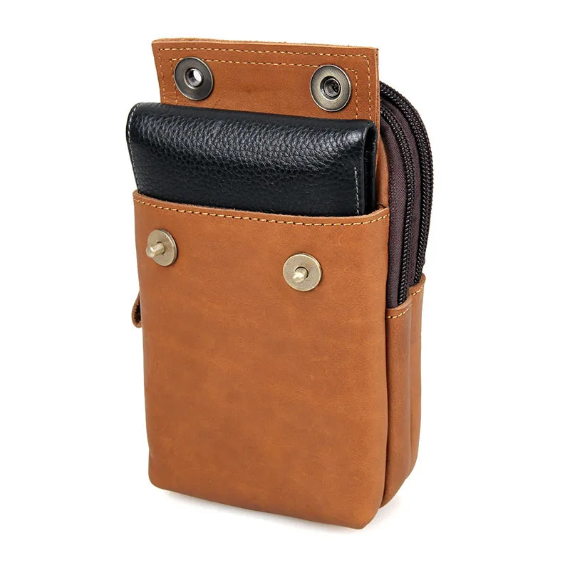 ALAVCHNV оригинальный дизайн новый ретро первый слой кожи мужские карманы