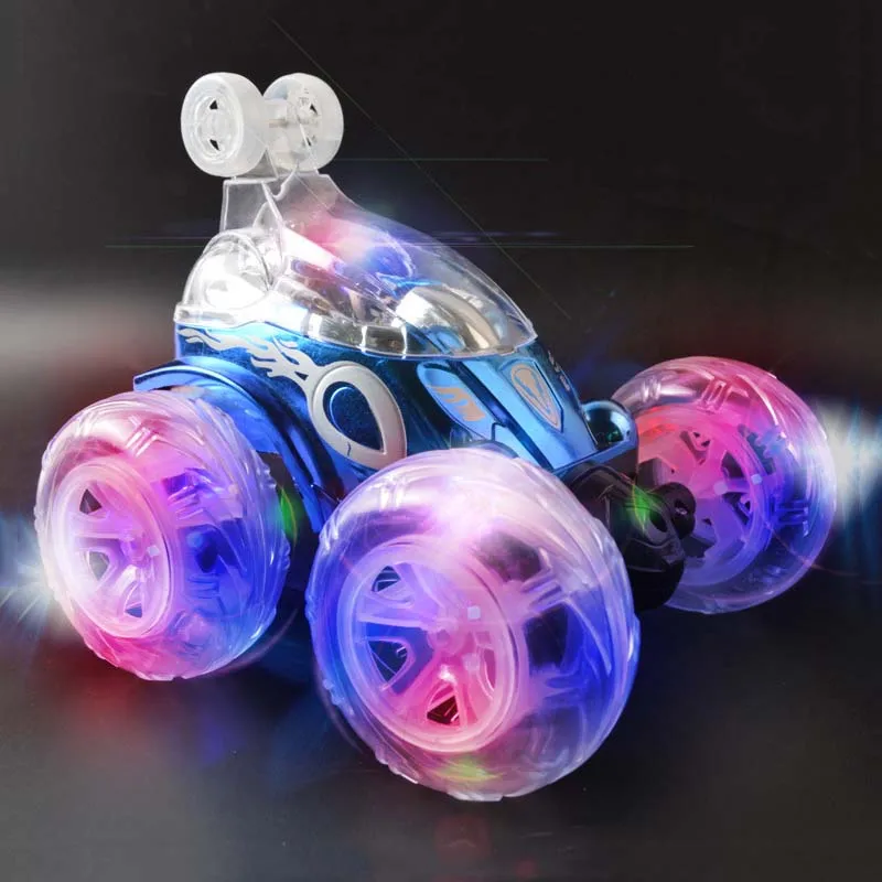 Boys Gift Toy 360 Tumbling Electric Controlled RC Stunt Dancing Car Flashing Light Dasher Vehicle Kids Remote Control | Игрушки и хобби