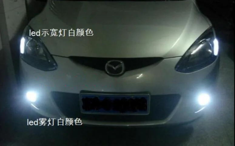 Фара бампера автомобиля для mazda 2 мазда2 противотуманная фара, галогенная 2010~ 2013 года аксессуары для автомобиля противотуманная фара для мазда2