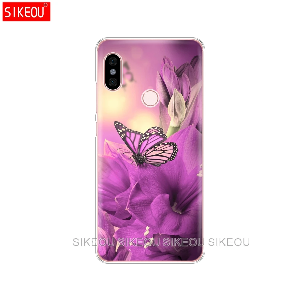 Силиконовый чехол для Xiaomi Redmi Note 6 Pro 26 '' мягкая задняя крышка из ТПУ чехлы Note6
