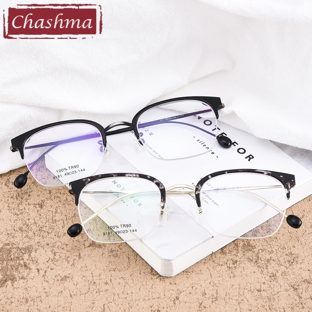 Брендовые дизайнерские очки Chashma качественные оптические оправы TR 90 для
