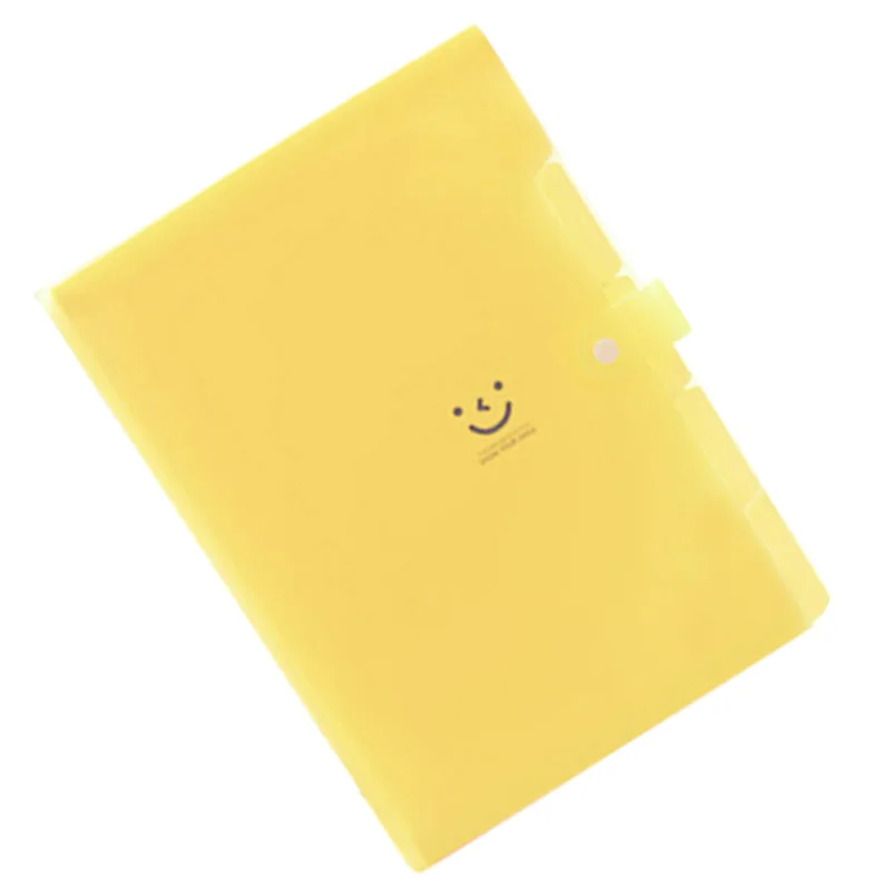 Kawaii Папки канцелярские Carpeta папка для файлов 5 слоев Archivadores кольца A4 Сумка для документов офисные карпеты