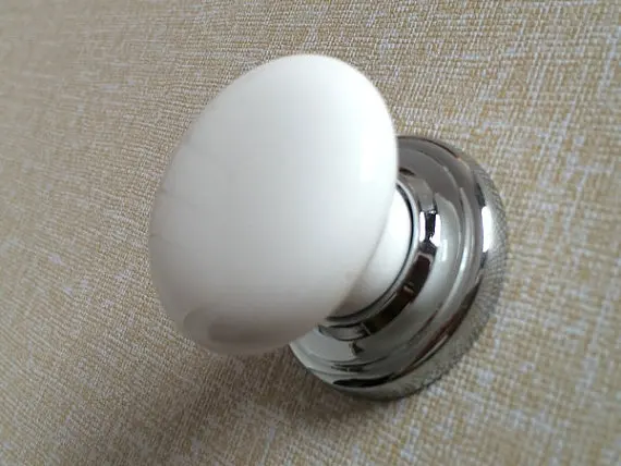 Белые пуговицы для платья пуговица ручки ящиков Ручки Керамическая Ручка