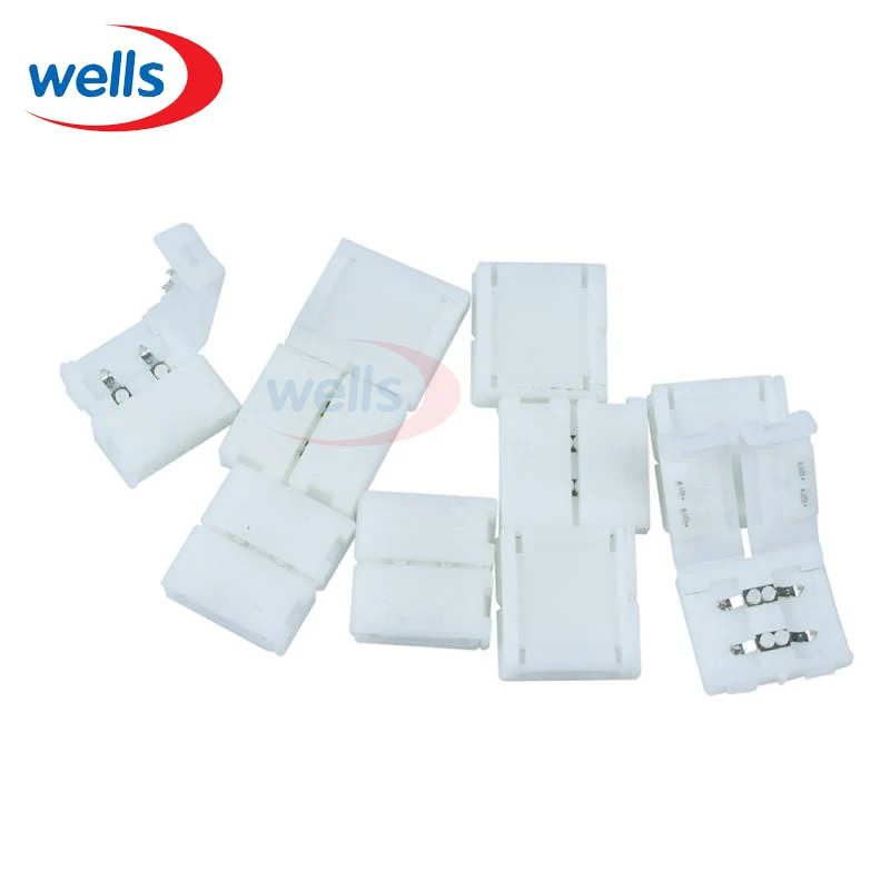 100 шт. 8 мм 10 дополнительно 2 контактный светодиодный проводник соединение