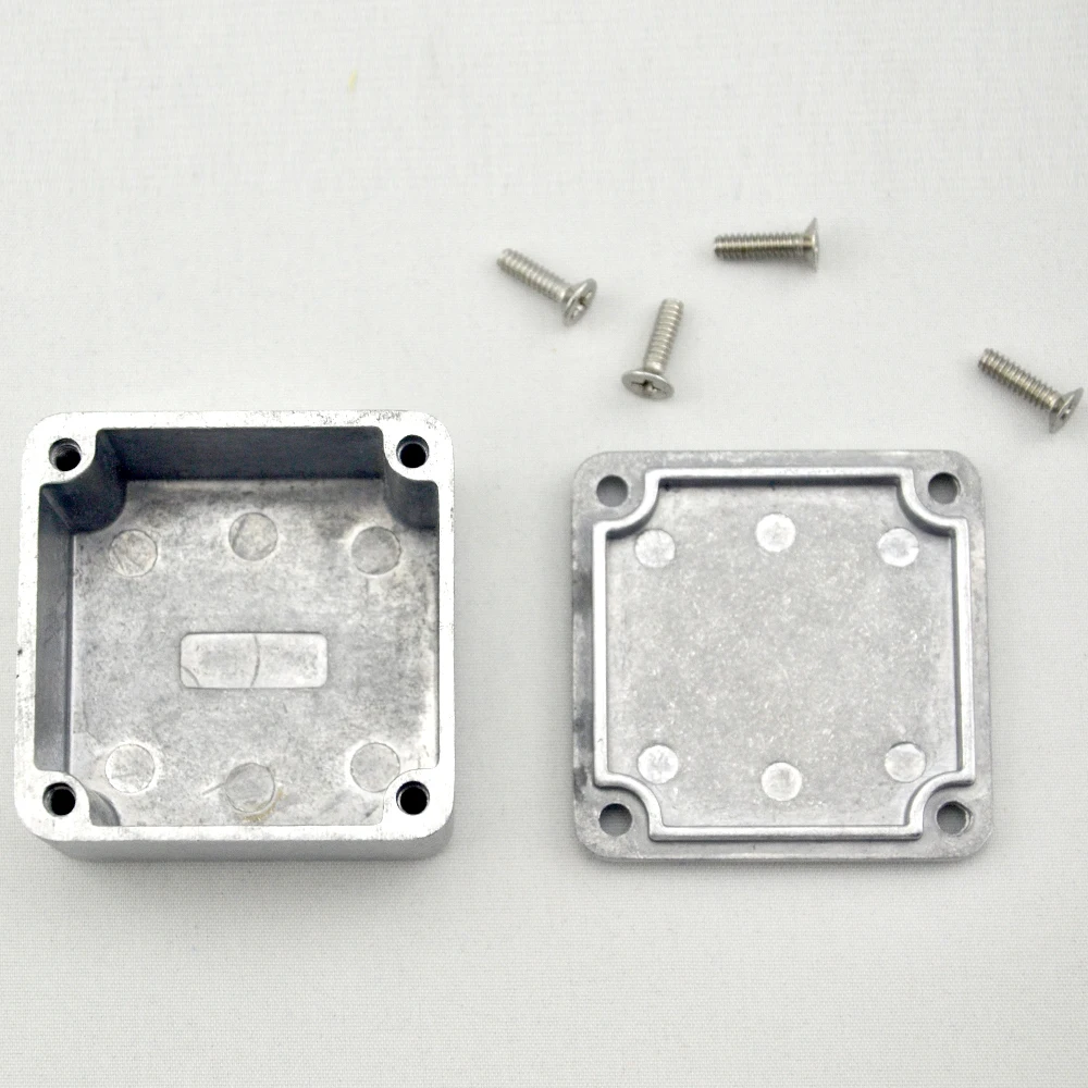 2 шт. алюминиевый корпус для гитары 1590 фунтов|guitar case|diecast aluminumdiy effect |