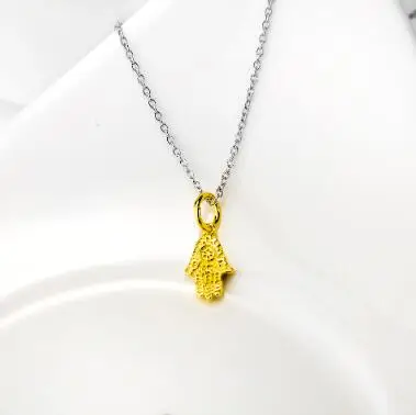 Ручная подвеска ожерелье из стерлингового серебра 925 пробы-печать по требованию