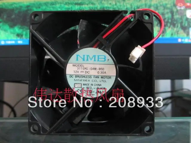 Для NMB MAT 3110KL 04W B50 8025 12В 0.30A|nmb-mat|3110kl-04w-b50 |