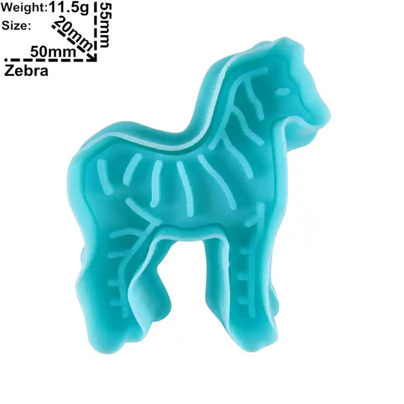 African Zebra Pattern Printing Molds Food Grade Plastic Cake Decorating Cutters Tools Direct Selling | Дом и сад