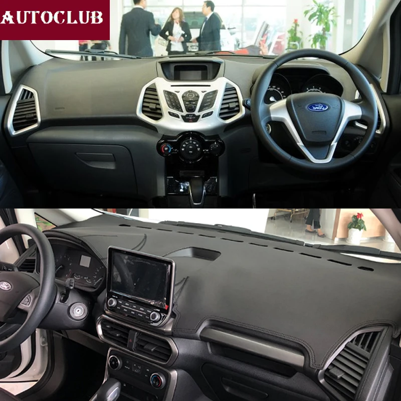 Кожаный коврик для приборной панели Ford EcoSport 2012 2019 защита от солнечного света