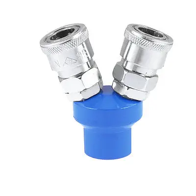 Серебряный тон синий сплав 13 мм выход два прохода быстрая муфта воздушный шланг |