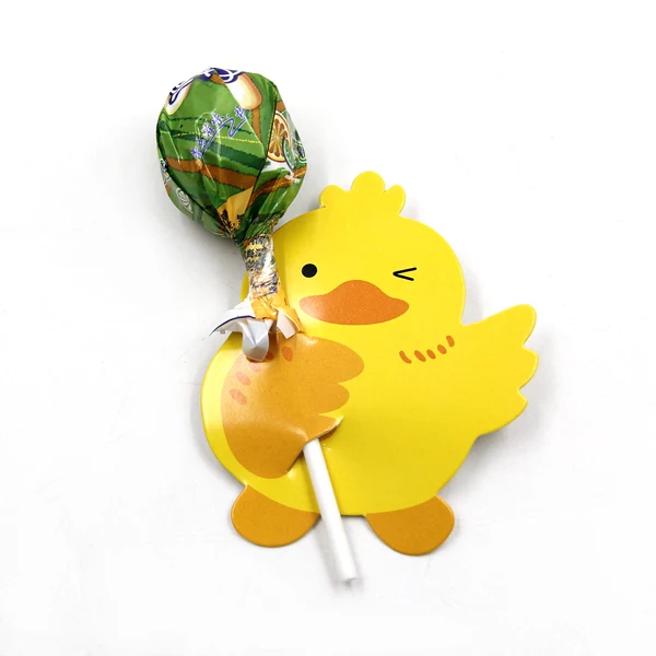 Duck 50 шт./лот креативные милые животные конфеты леденцы украшения карты для Свадьбы Дети День рождения конфеты подарок аксессуары поставки - Цвет: Duck