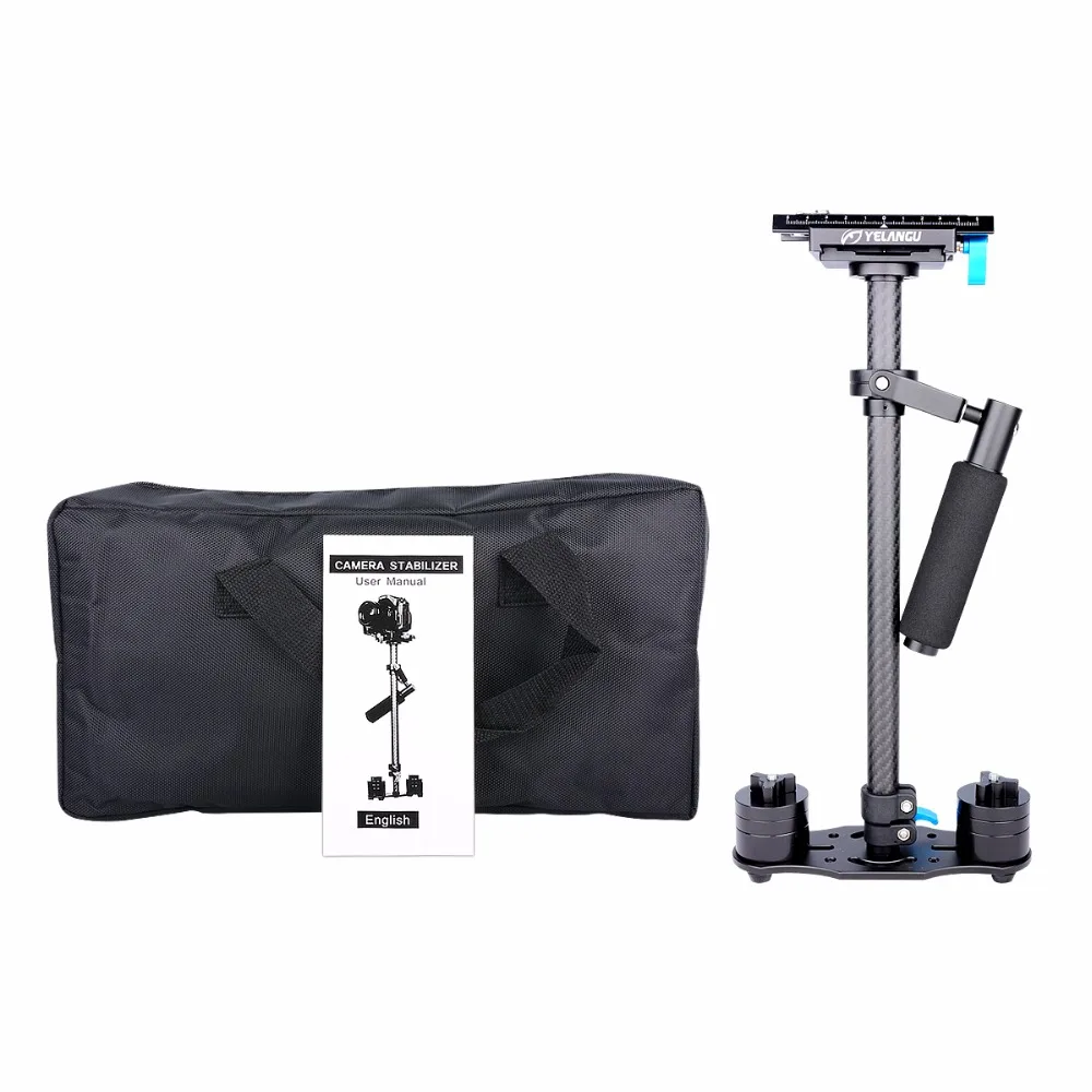 

S60T Professional Portable Carbon Fiber Mini Handheld Camera Stabilizer DSLR DV Camera Camcorder Video Steadicam