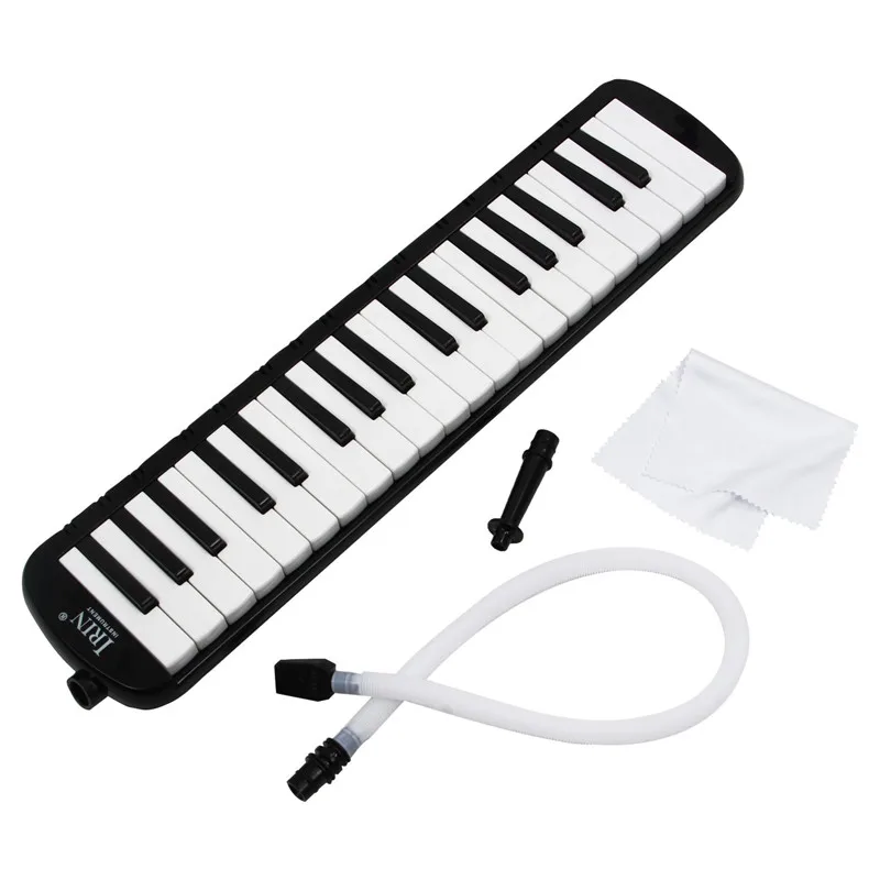 

Melodica IRIN Black 37 Piano Keys Melodica Pianica With Carrying Bag Keyboard Instruments For Student Beginners Professional