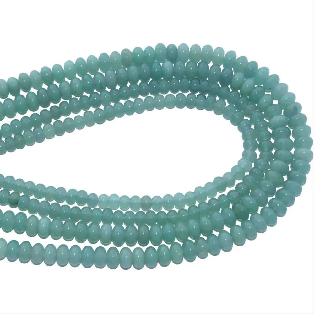 Green Aventurine Натуральный камень лазурит Агаты кристаллы аметиста бусины разделитель Рондель бусины для изготовления ювелирных изделий Шарм DIY браслет - Цвет: Green Aventurine
