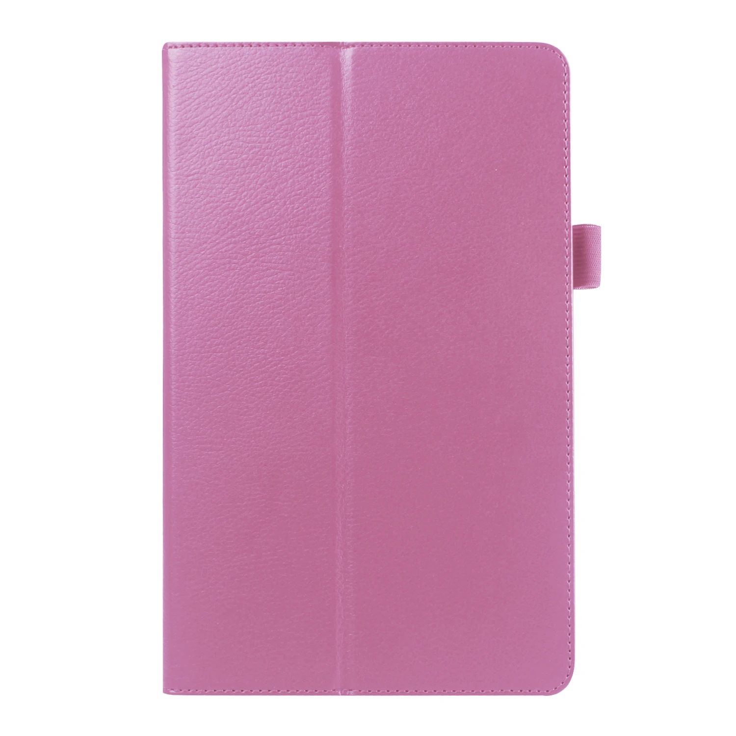 pink Чехол-книжка Litchi из искусственной кожи для samsung Galaxy Tab 2, 10,1 дюймов, GT-P5100, P5110, P5113, умный чехол для планшета+ пленка+ ручка - Цвет: pink