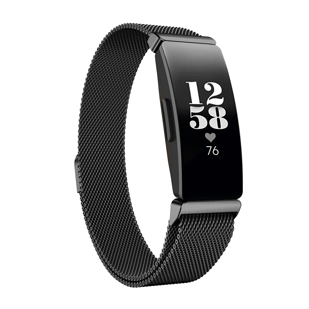 Ремешок для часов Fitbit Inspire магнитный ремешок из нержавеющей стали отслеживания