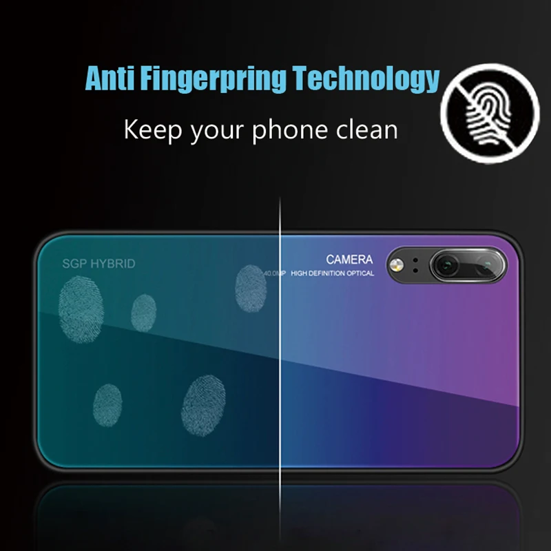 Чехол для huawei mate 20 x чехол телефона huavei huawey 20x 20pro pro градиентное закаленное стекло