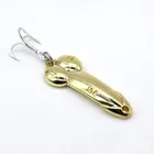 Рыболовные приманки, 1 шт., блесна DD, 5g -20 г, серебристый, золотой металл, блестки, Спиннербейт с тройным крючком, жесткая приманка, рыболовные снасти