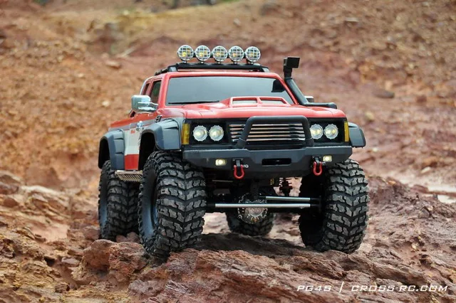 PG4S 4x4 1/10 масштаб внедорожный Грузовик Рок Гусеничный комплект совместимый RCW4D Tamiya 1/10 пикап Toyota Hilux Highlift 58397
