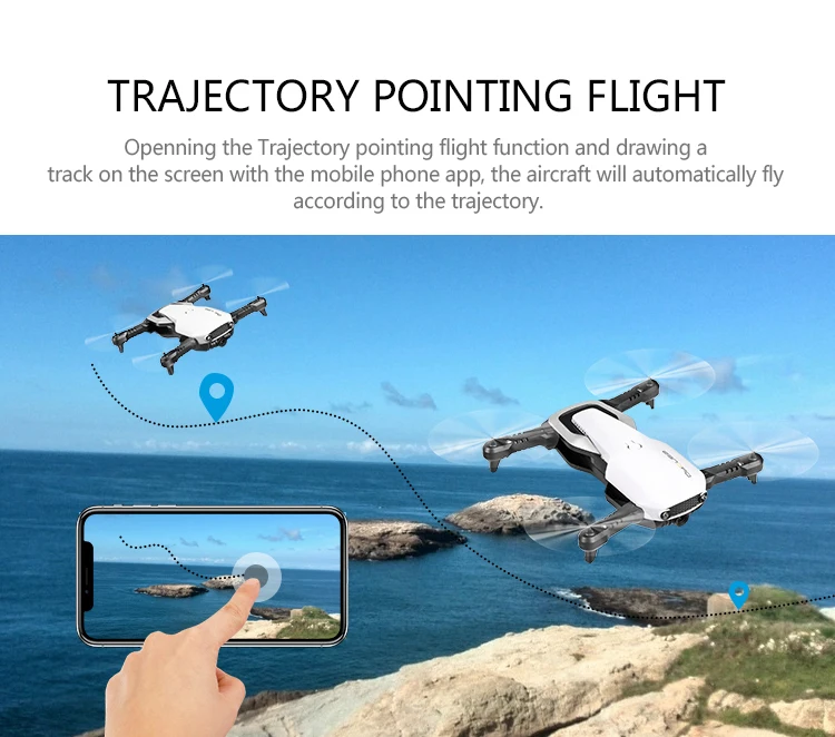 H2 wifi FPV с камерой 1080P HD, оптическая Складная рукоятка, Радиоуправляемый квадрокоптер, Дрон RTF VS XS809HW H37 E511