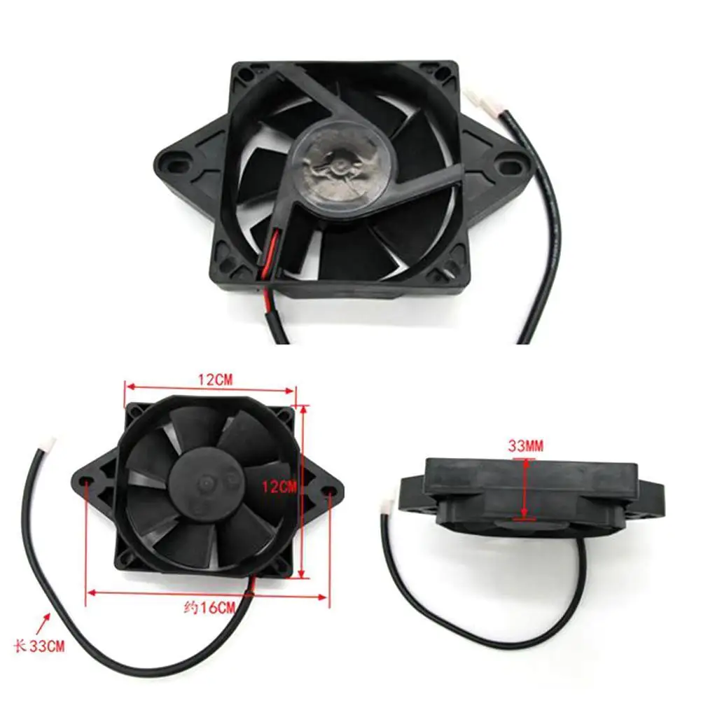Parts Cooling Fan Assembly Rotating Replacement Motorcycle Electric 12V |