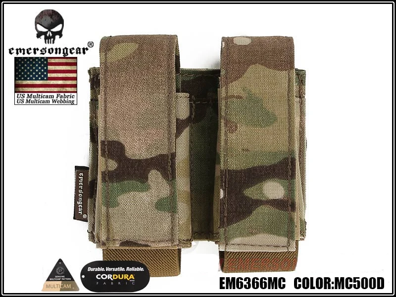 EMERSONGEAR LBT Стиль 40 мм двойной чехол охотничий военный страйкбол Пейнтбол Molle Чехол боевой тактический Мультикам чехол