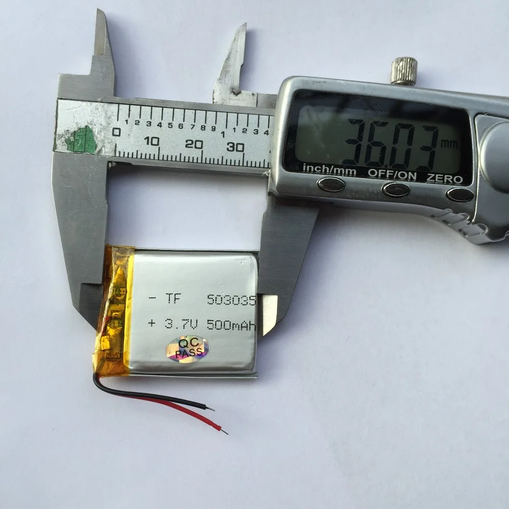 3.7 В thium полимерный аккумулятор 503035 053035 500 МАЧ MP3MP4 MP5 маленькие игрушки батареи|polymer