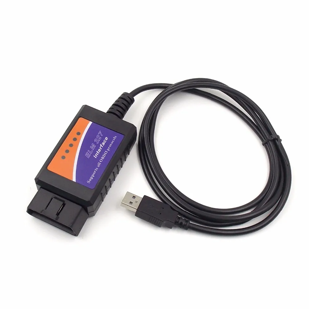 Автомобильный диагностический интерфейс сканер OBD2 ELM327 V1.5 USB сканер автомобильный детектор диагностический инструмент