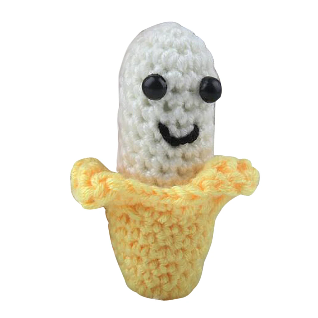 Ручной работы DIY Банан Кукла игрушка набор для вязания крючком Amigurumi набор для детей начинающих ремесел