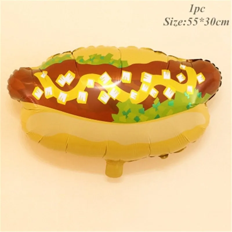 Hot dog 1 шт пивная чашка фольга фон для фотосессий-воздушный шар для вечерние принадлежности, день рождения украшения для взрослых - Цвет: Hot dog