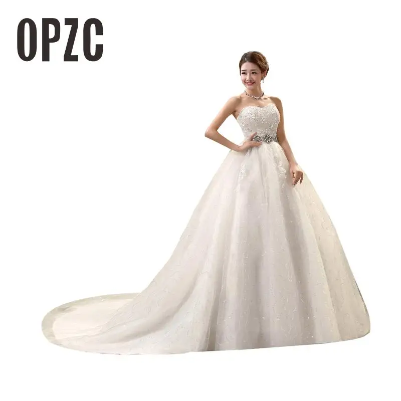 Настоящее фото Новое свадебное платье с высокой талией для беременных женщин