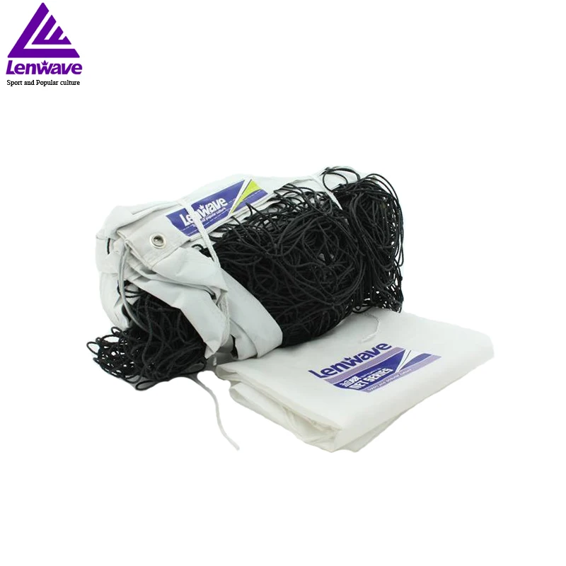 2016 New High Quality Beach Volleyball Net Sports Accessories Lenwave Brand Black Volley Ball Net Free Shipping