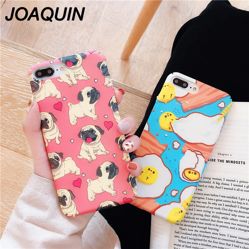 Funny French Bulldog Puppy Cartoon hard Clear Phone Case Fundas Coque For iphone 7 7Plus 6 6S 6Plus 8 8Plus X XR XS MAX case |