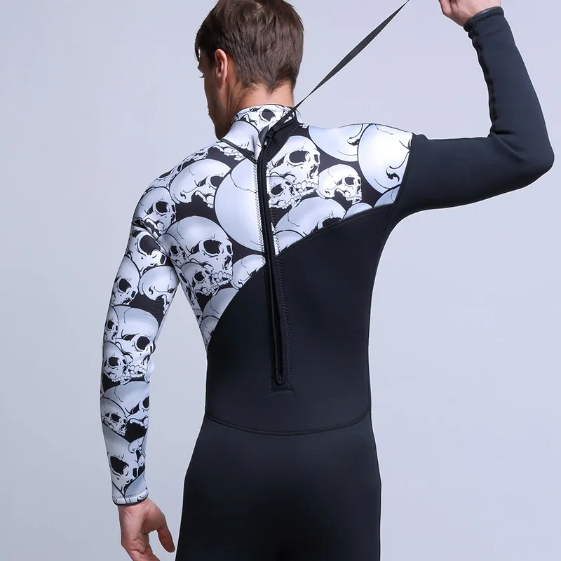 3 мм резиновый мужской сиамский женский костюм с длинными рукавами штаны