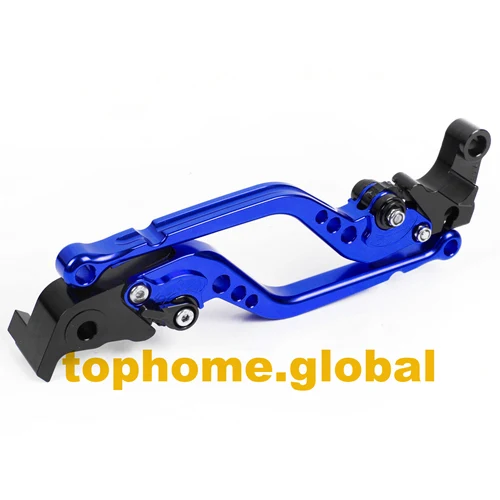 Long Blue Для Suzuki Bandit GSF1200 1996-2000 короткие/Длинные сцепления Тормозные ручки GSF 1200 ЧПУ Регулируемый 1999 1998 1997 - Цвет: Long Blue