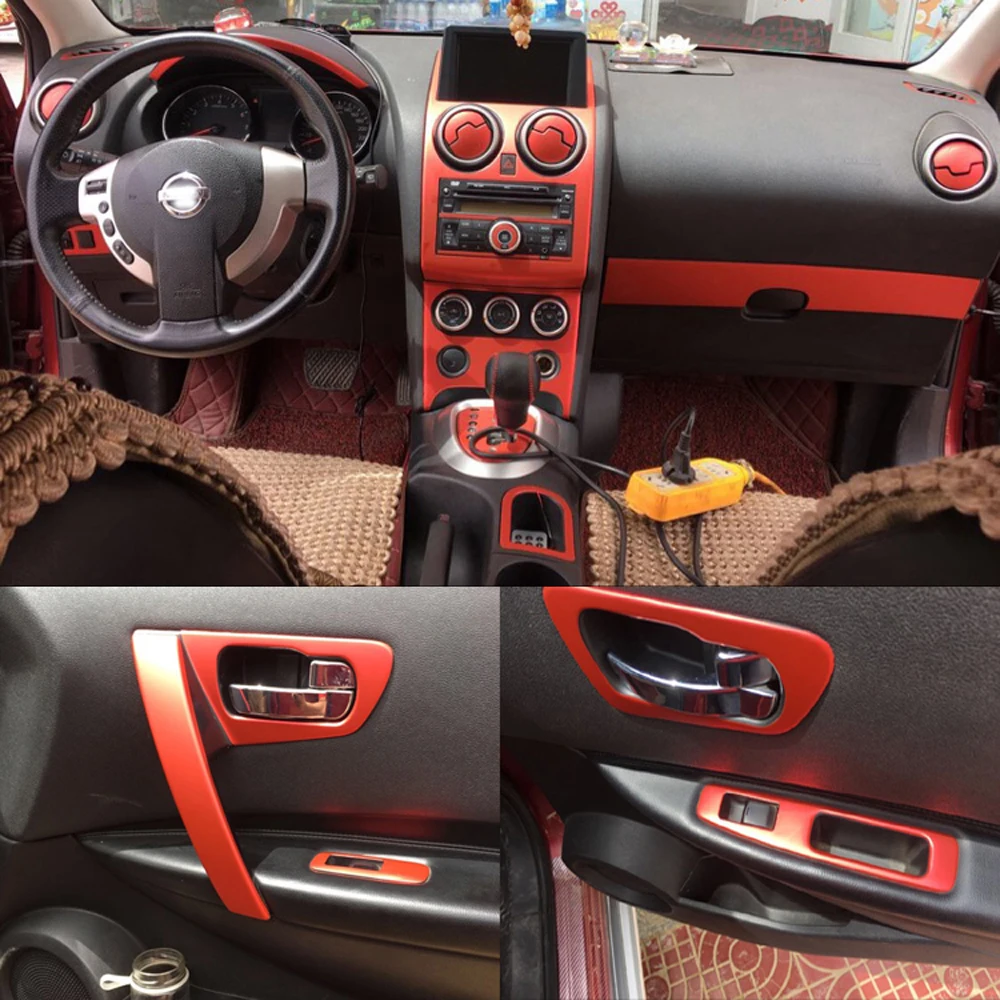 Для Nissan Qashqai 2006 2015 J10 внутренняя Центральная панель управления дверная ручка