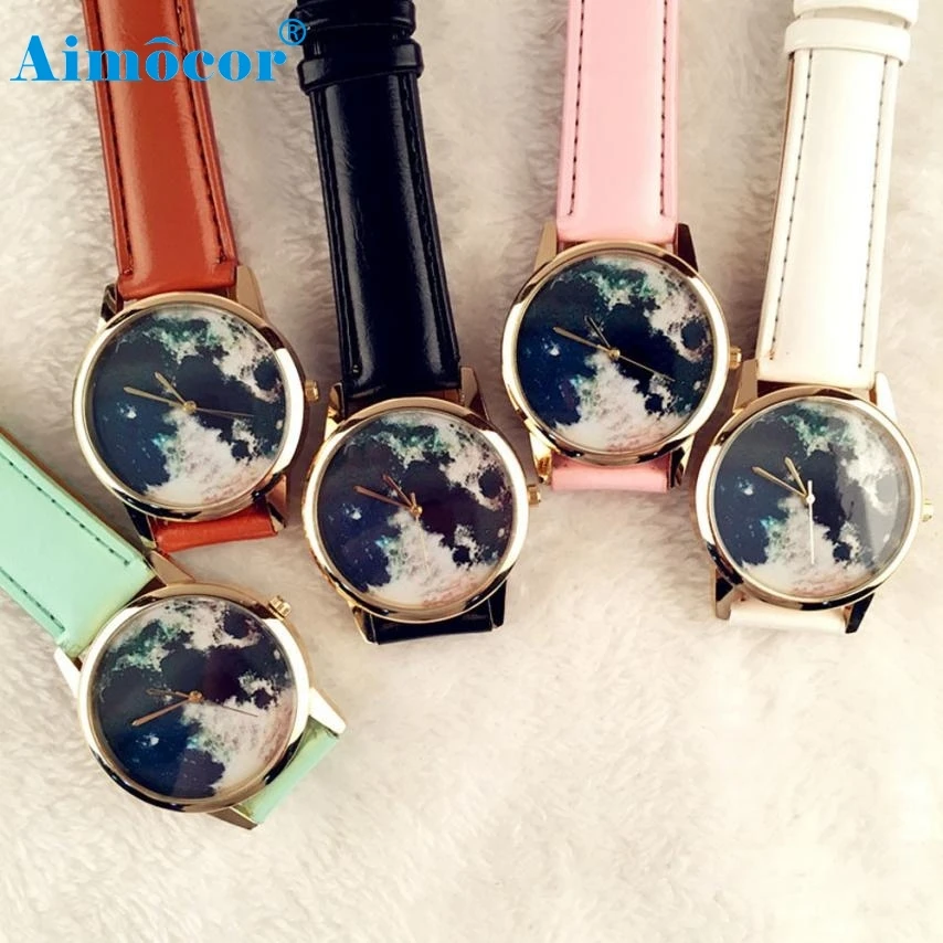 Новинка 2017 дизайнерские часы для женщин путешествий на самолете карта женские из