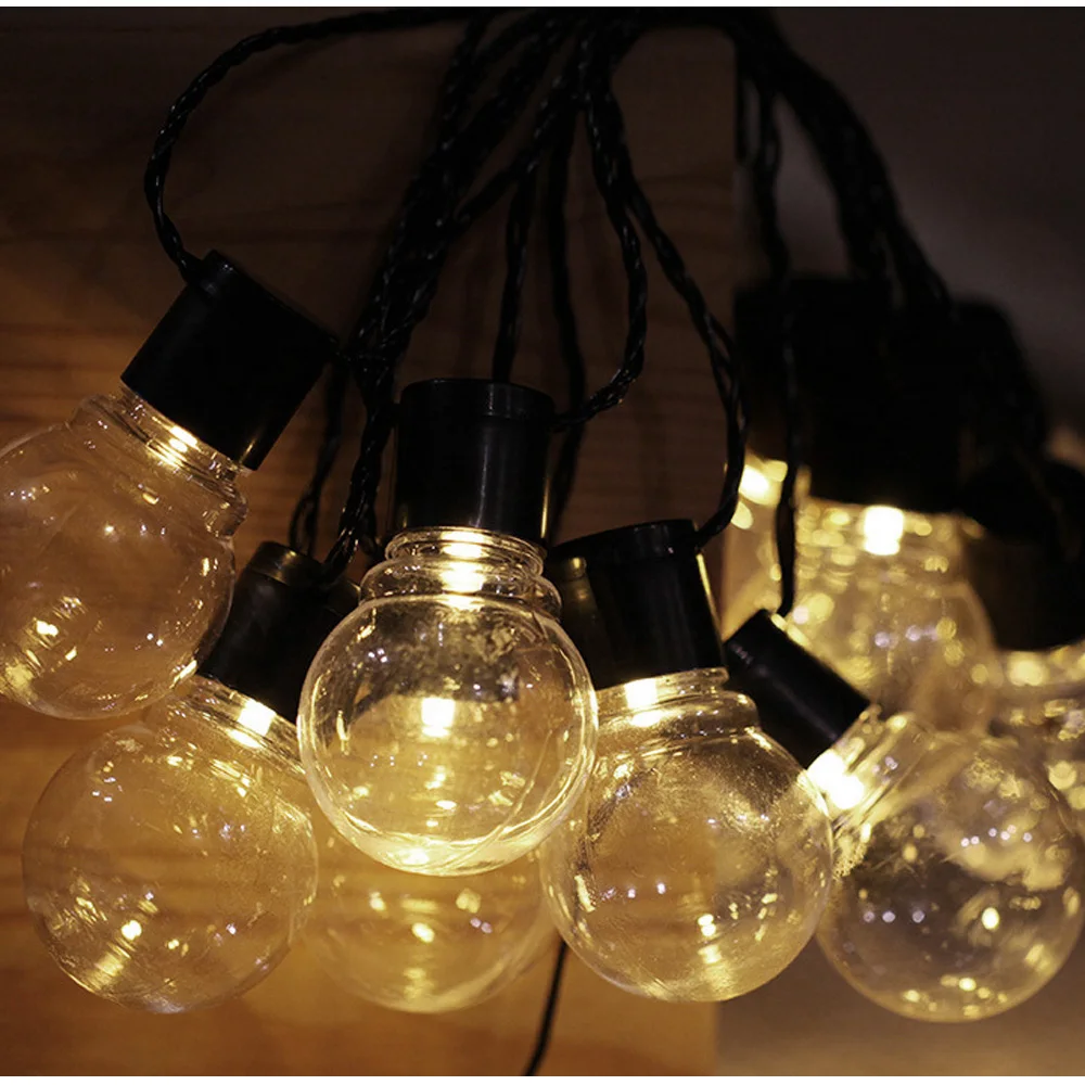 Струнная лампа 6 м 20 светодиодный s Luces светодиодный Decoracion 110 В 220 в водонепроницаемый гирлянда сказочные огни наружная домашняя гирлянда lightitng