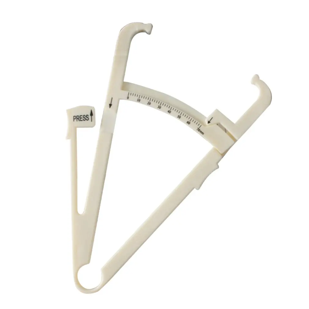 Body Fat Caliper Tester Fitness Analyzer Measuring Charts Keep Health Slim Clamp Foldable Measurement Tool for Men Women | Инструменты