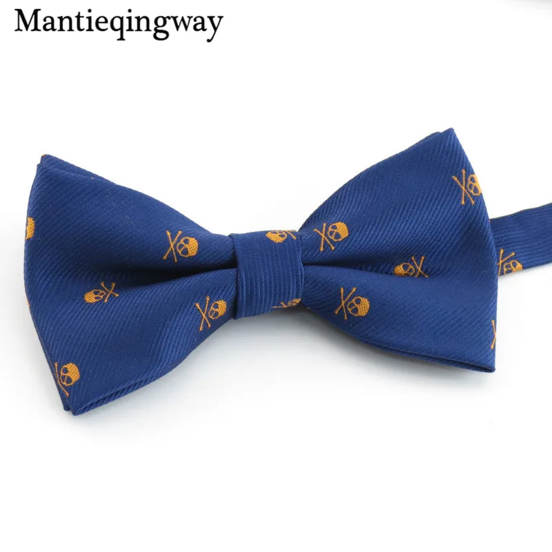 Mantieqingway популярный бренд галстуки с бантом для мужчин Свадебный Жених мужской