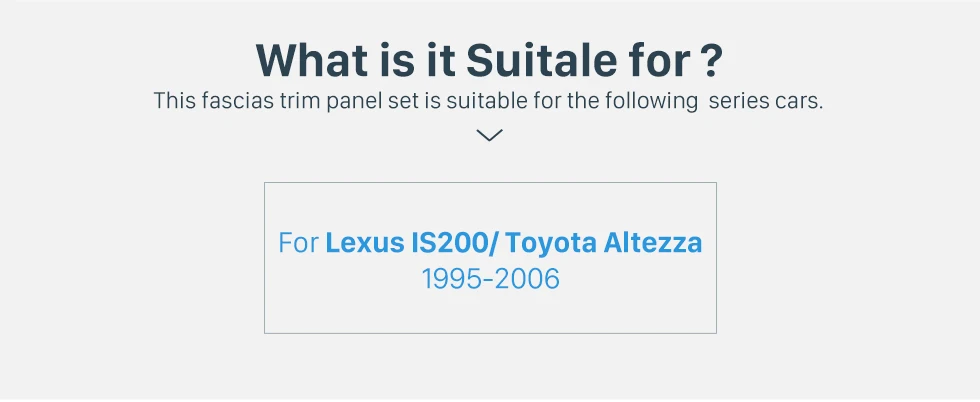 Seicane 2Din Автомобиль Радио панель для Lexus IS200 IS300 Toyota altezza приборной панели Панель комплект для переоборудования стерео пластина