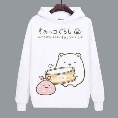 12 Женская толстовка для игры Sumikko Gurashi медведь Пингвин кошка милое пальто для девочек унисекс толстовки костюмы - Цвет: 12